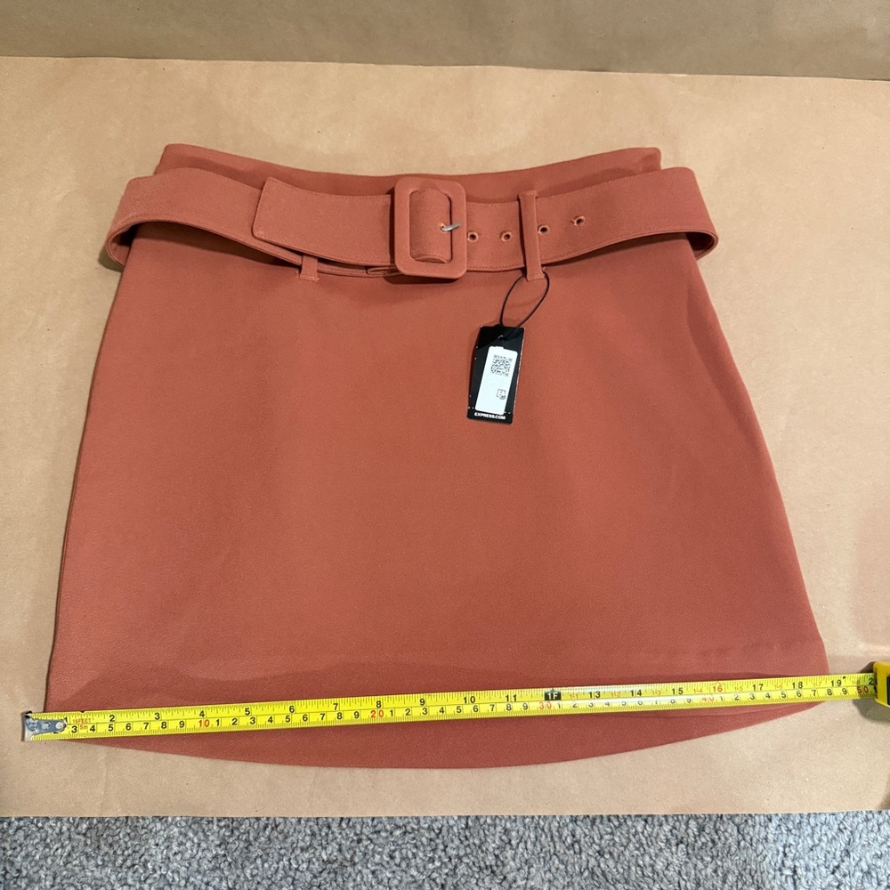 NWT - Belted Mini Skirt